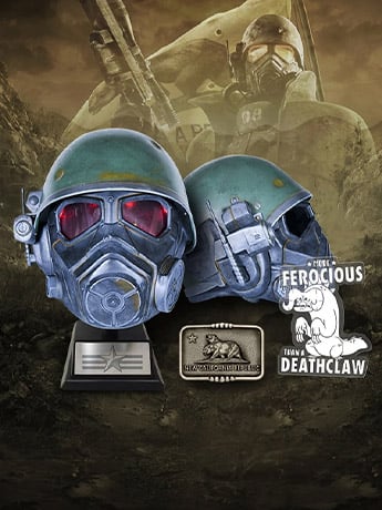 Fallout NCR Veteran Ranger Wearable Helmet Limited Edition Replica Bundle Gallery Image 2