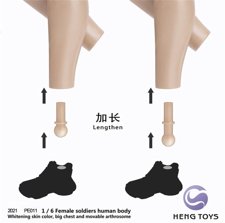 Highly Mobile Female 1/6 Scale Figure Body (PE011A) Gallery Image 11