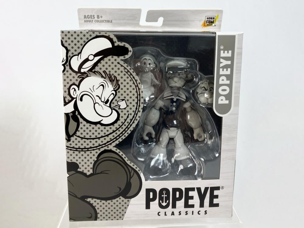 Boss Fight Studio Popeye Classics Action Figure (Black & White)
