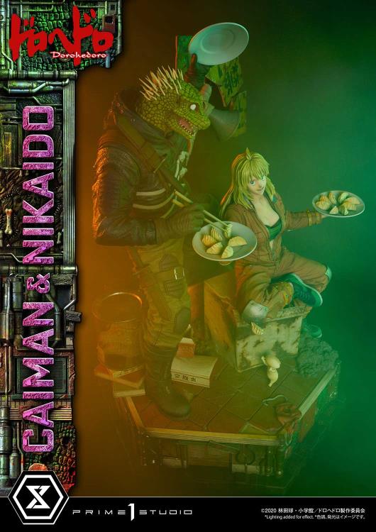 Dorohedoro Ultimate Premium Masterline Caiman & Nikaido (Regular Ver.) 1/4 Scale Statue Gallery Image 19