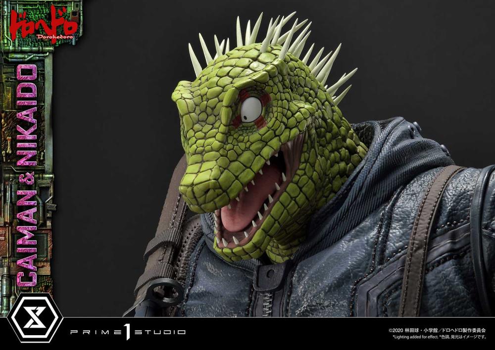 Dorohedoro Ultimate Premium Masterline Caiman & Nikaido (Regular Ver.) 1/4 Scale Statue Gallery Image 13