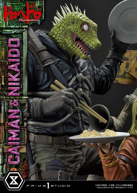 Dorohedoro Ultimate Premium Masterline Caiman & Nikaido (Regular Ver.) 1/4 Scale Statue Gallery Image 30