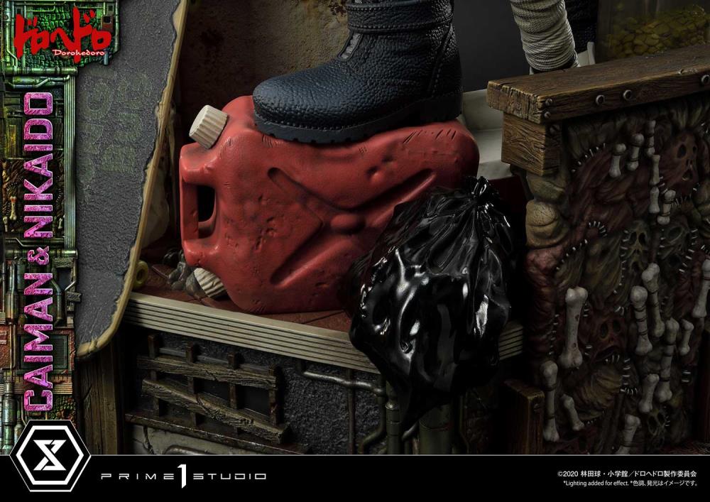 Dorohedoro Ultimate Premium Masterline Caiman & Nikaido (Regular Ver.) 1/4 Scale Statue Gallery Image 54