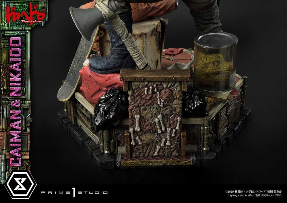 Dorohedoro Ultimate Premium Masterline Caiman & Nikaido (Regular Ver.) 1/4 Scale Statue Gallery Image 17