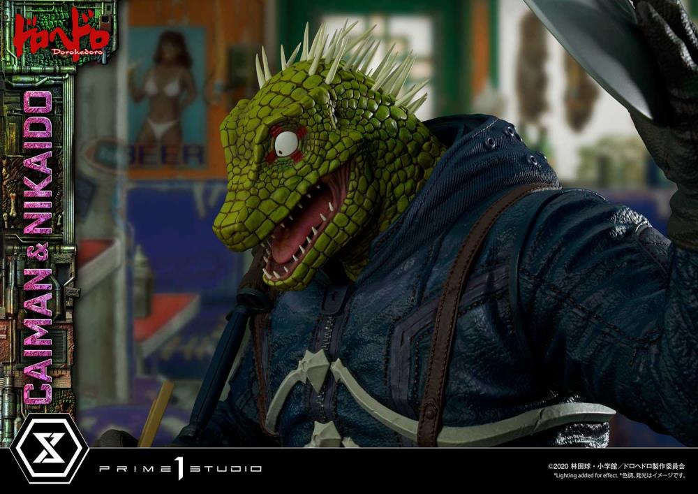Dorohedoro Ultimate Premium Masterline Caiman & Nikaido (Regular Ver.) 1/4 Scale Statue Gallery Image 25