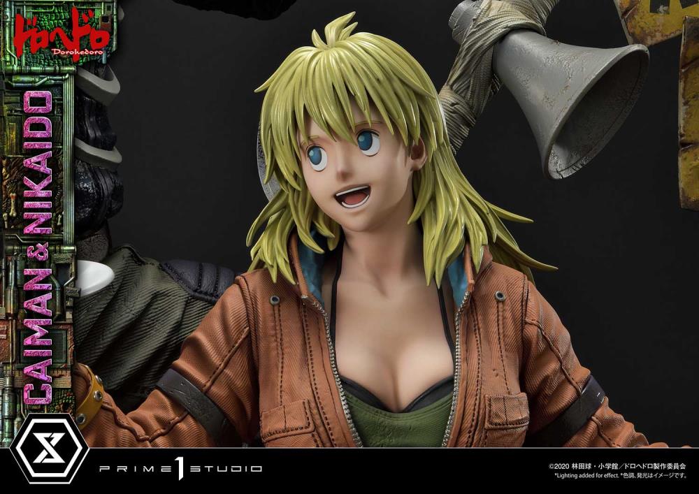 Dorohedoro Ultimate Premium Masterline Caiman & Nikaido (Regular Ver.) 1/4 Scale Statue Gallery Image 14