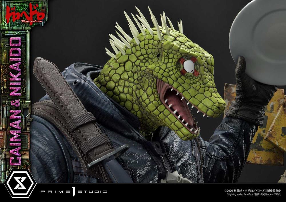 Dorohedoro Ultimate Premium Masterline Caiman & Nikaido (Regular Ver.) 1/4 Scale Statue Gallery Image 49