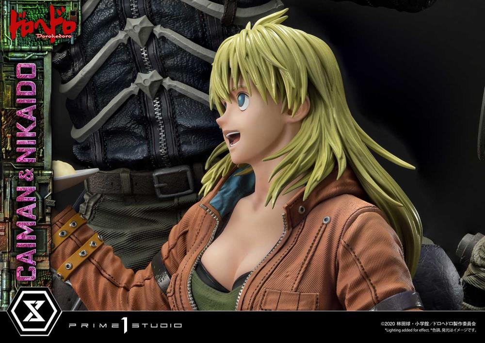 Dorohedoro Ultimate Premium Masterline Caiman & Nikaido (Regular Ver.) 1/4 Scale Statue Gallery Image 46