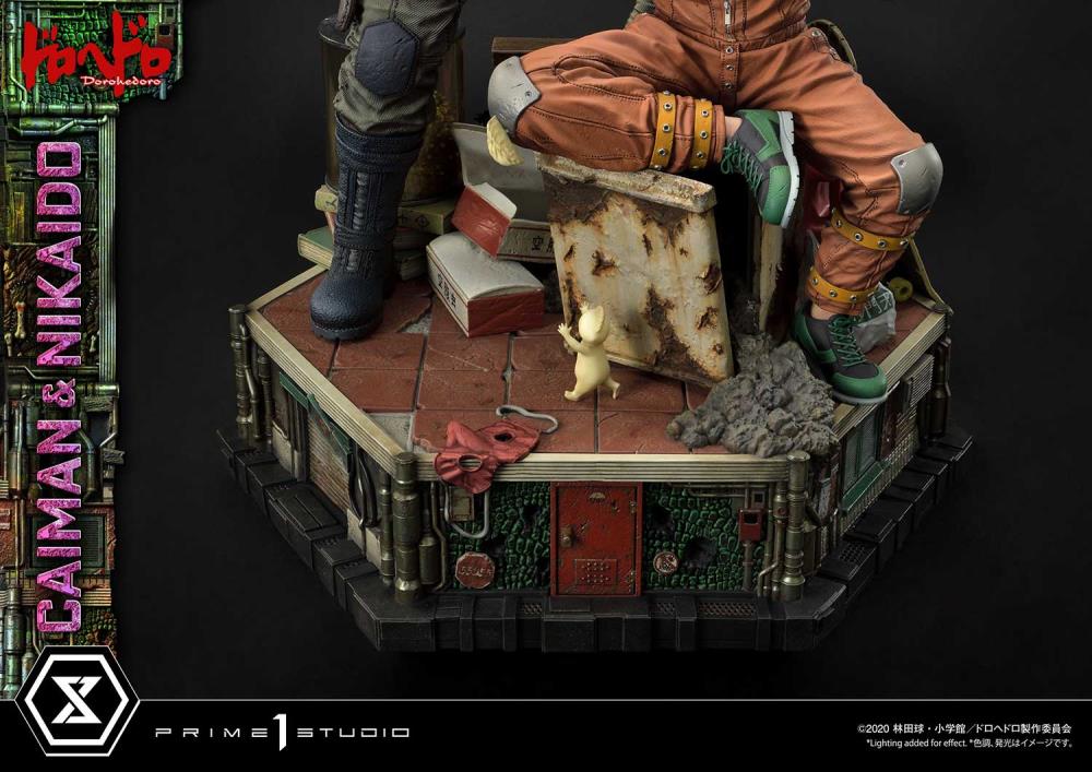Dorohedoro Ultimate Premium Masterline Caiman & Nikaido (Regular Ver.) 1/4 Scale Statue Gallery Image 16