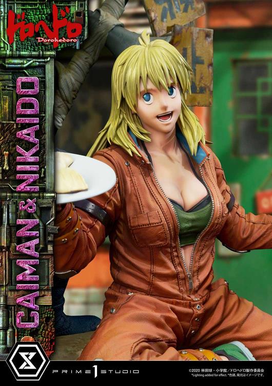 Dorohedoro Ultimate Premium Masterline Caiman & Nikaido (Regular Ver.) 1/4 Scale Statue Gallery Image 18