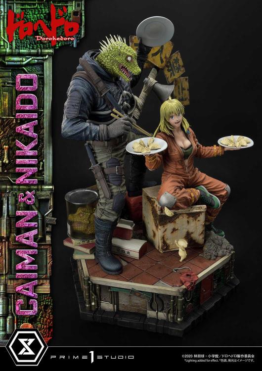 Dorohedoro Ultimate Premium Masterline Caiman & Nikaido (Regular Ver.) 1/4 Scale Statue Gallery Image 29
