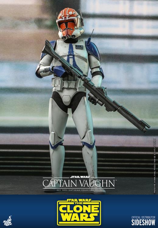 Star Wars: The Clone Wars TMS065 Captain Vaughn 1/6th Scale Collectible Figure Gallery Image 4