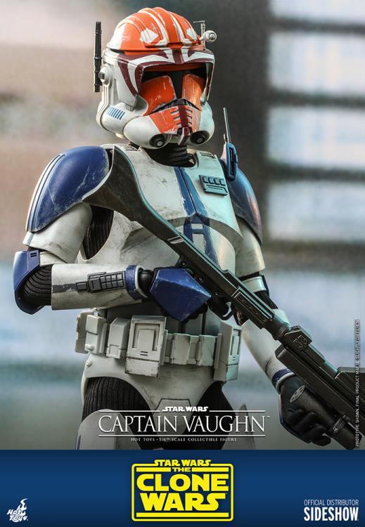 Star Wars: The Clone Wars TMS065 Captain Vaughn 1/6th Scale Collectible Figure Gallery Image 7
