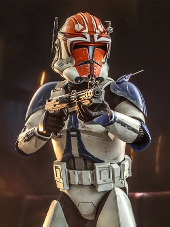 Star Wars: The Clone Wars TMS065 Captain Vaughn 1/6th Scale Collectible Figure Gallery Image 2