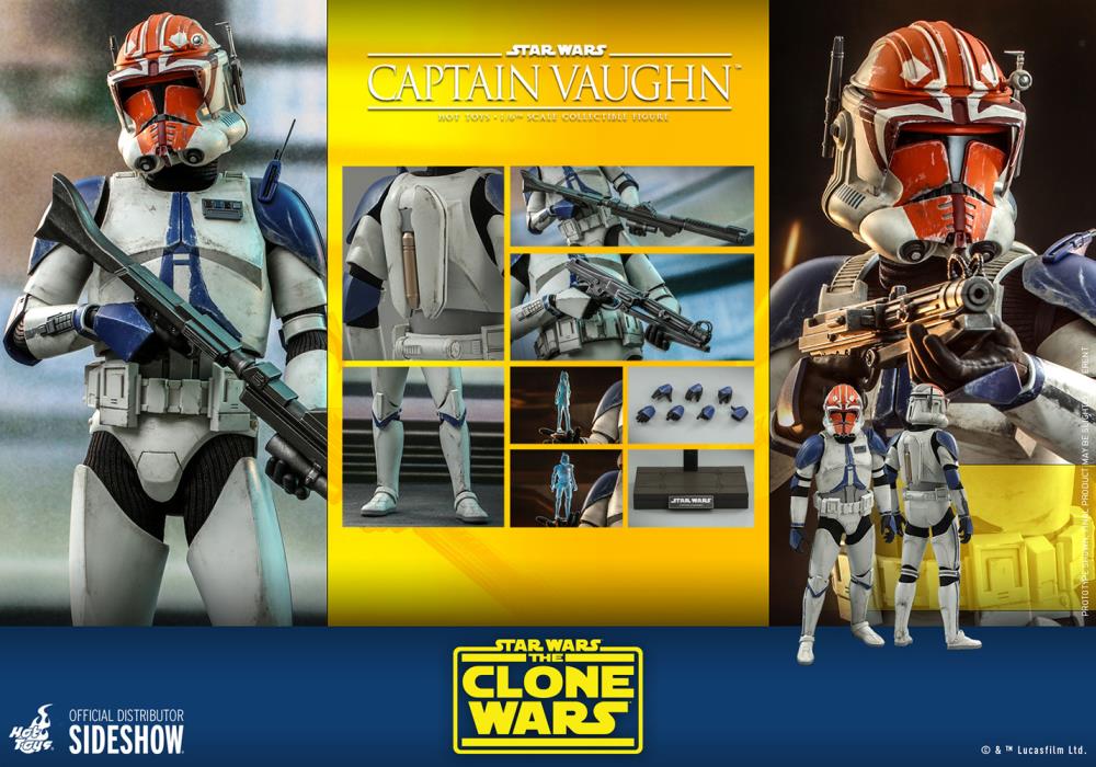 Star Wars: The Clone Wars TMS065 Captain Vaughn 1/6th Scale Collectible Figure Gallery Image 19