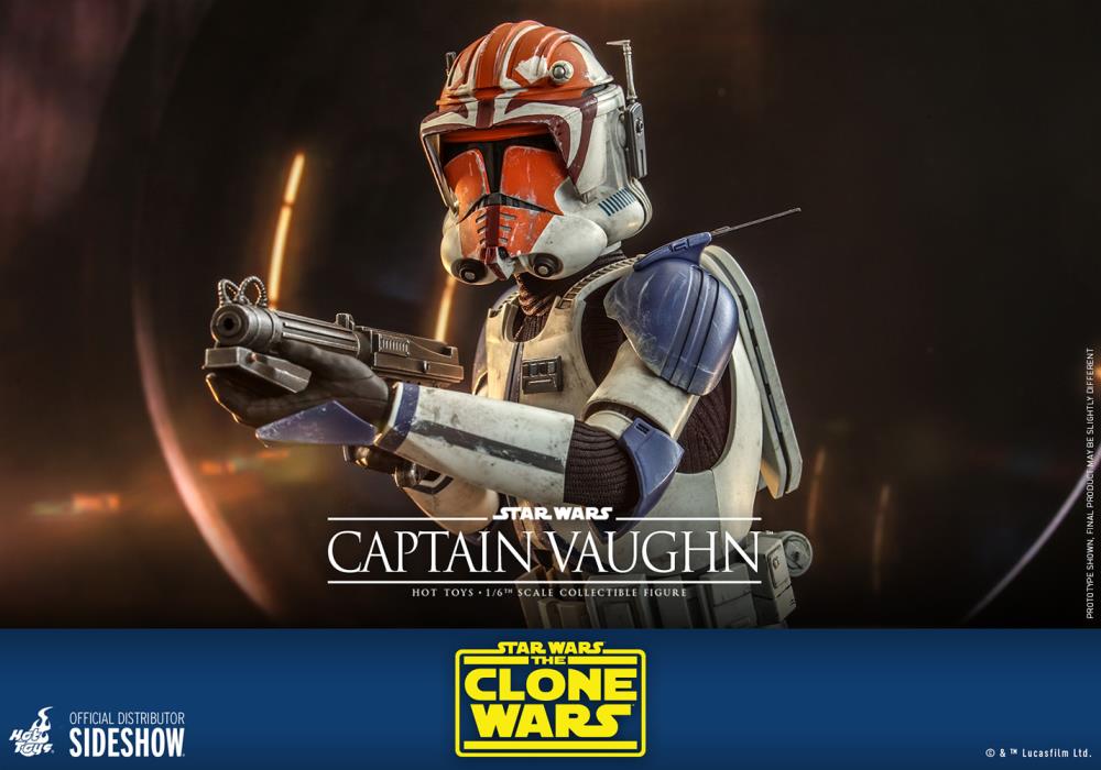 Star Wars: The Clone Wars TMS065 Captain Vaughn 1/6th Scale Collectible Figure Gallery Image 14