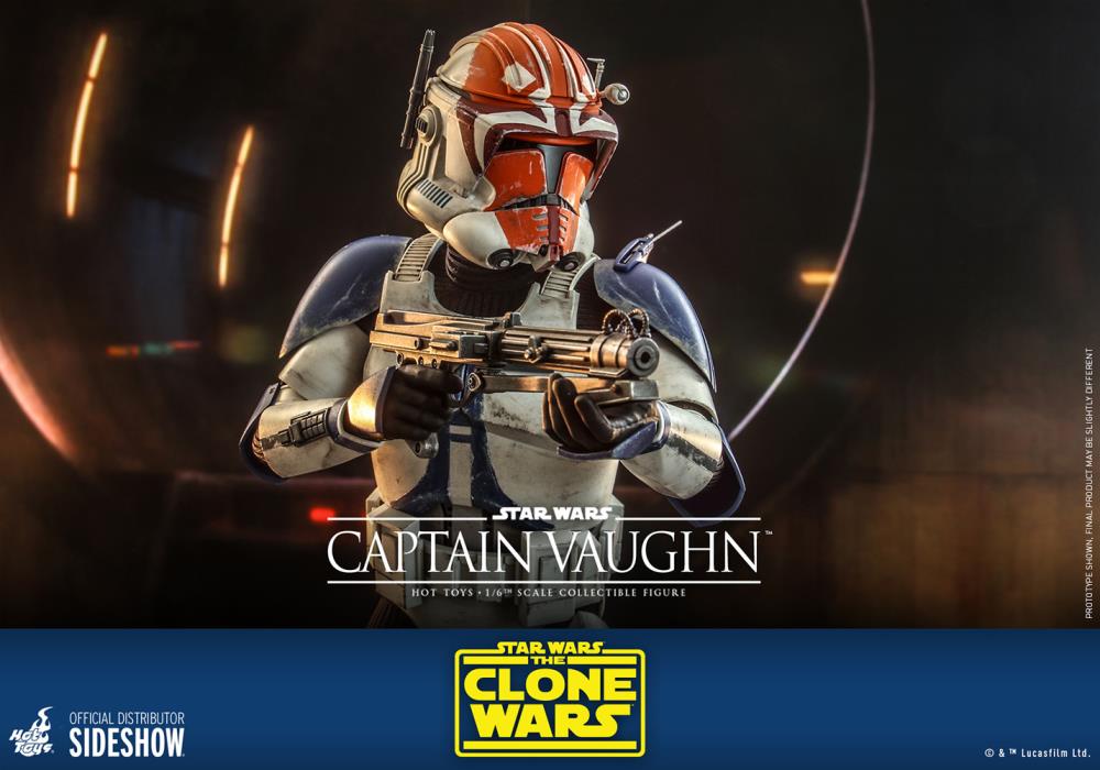 Star Wars: The Clone Wars TMS065 Captain Vaughn 1/6th Scale Collectible Figure Gallery Image 15