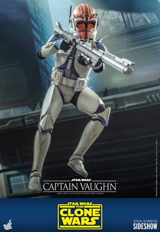 Star Wars: The Clone Wars TMS065 Captain Vaughn 1/6th Scale Collectible Figure Gallery Image 5