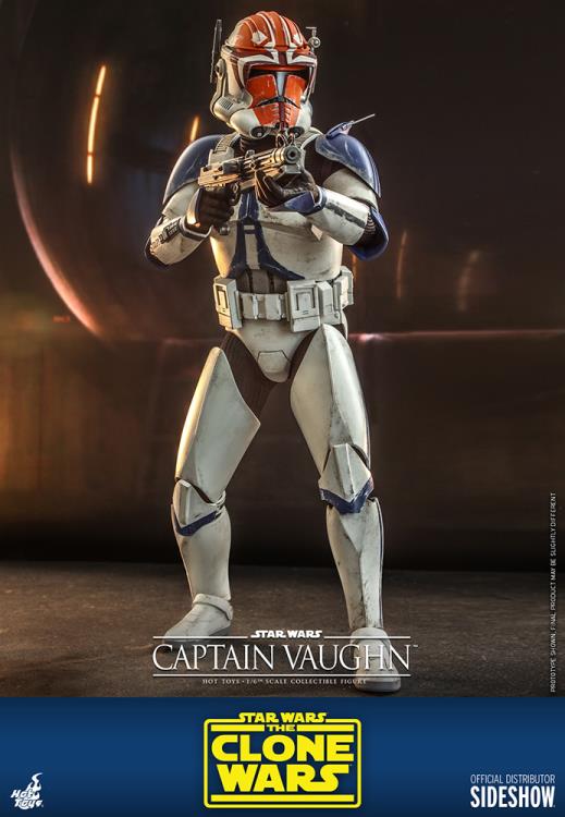 Star Wars: The Clone Wars TMS065 Captain Vaughn 1/6th Scale Collectible Figure Gallery Image 3