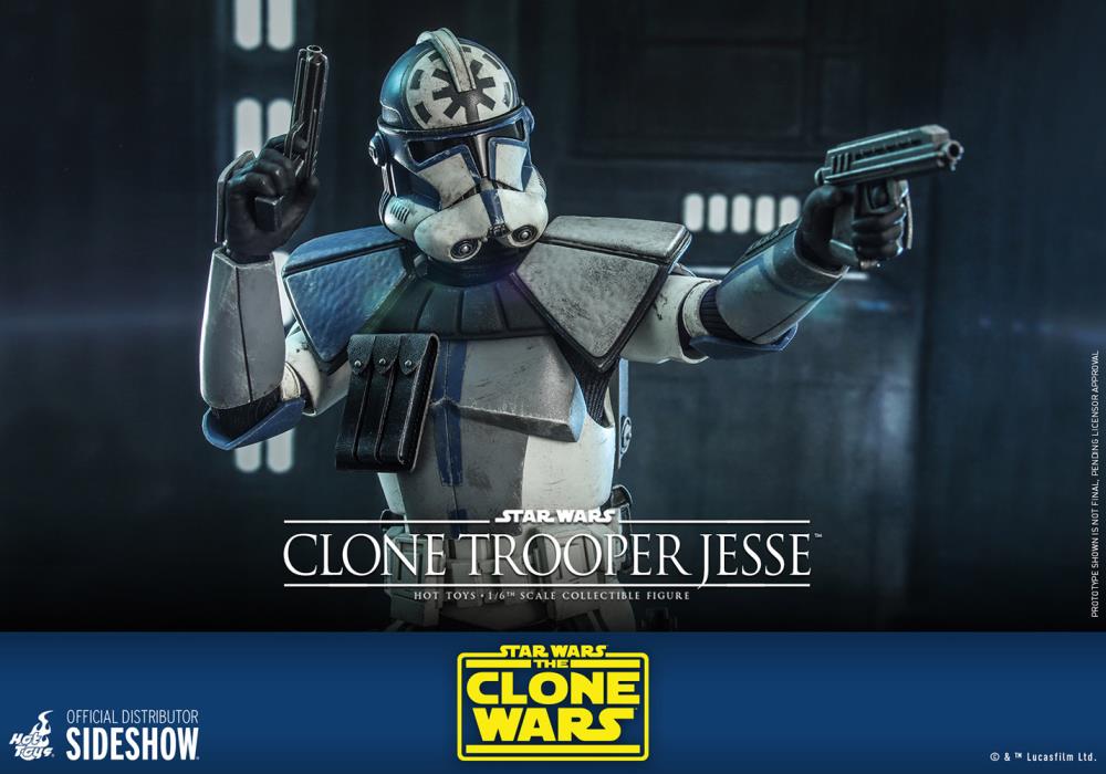 Star Wars: The Clone Wars TMS064 Clone Trooper Jesse 1/6th Scale Collectible Figure Gallery Image 6