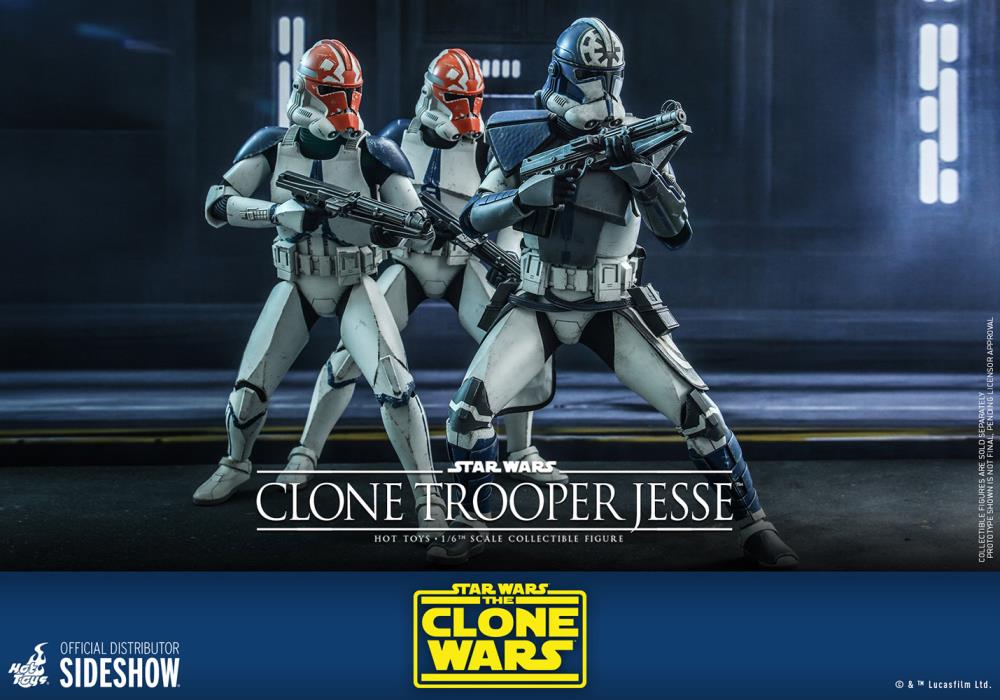 Star Wars: The Clone Wars TMS064 Clone Trooper Jesse 1/6th Scale Collectible Figure Gallery Image 5