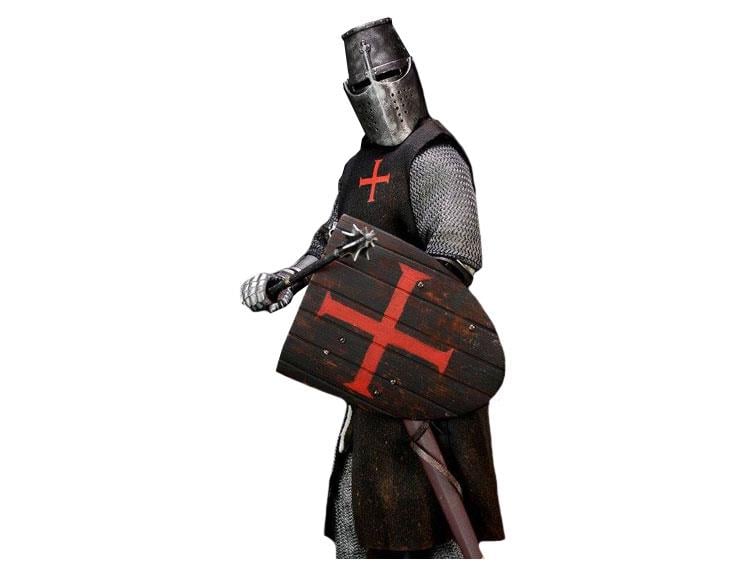 Warriors Series Crusader Knight Templar Sergeant Brother 1/6 Scale Figure Gallery Image 3