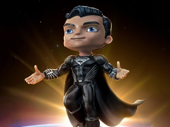 Justice League MiniCo Superman (Black Suit) Gallery Image 1