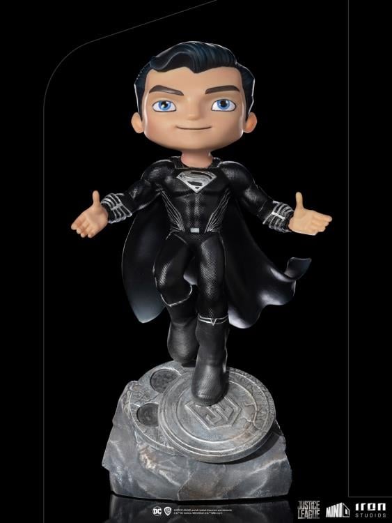 Justice League MiniCo Superman (Black Suit) Gallery Image 3