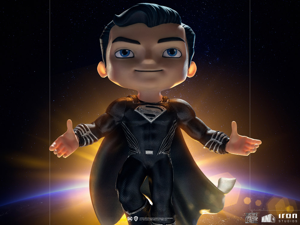 Justice League MiniCo Superman (Black Suit) Gallery Image 9