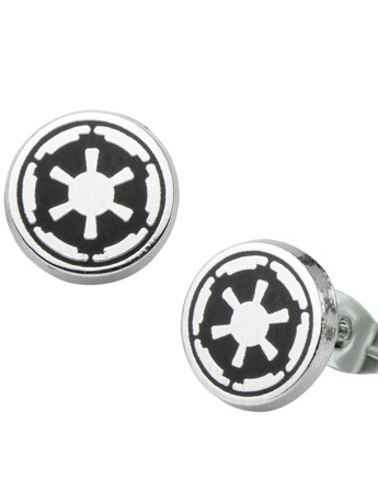 Star Wars Imperial Symbol Stud Earrings Gallery Image 2