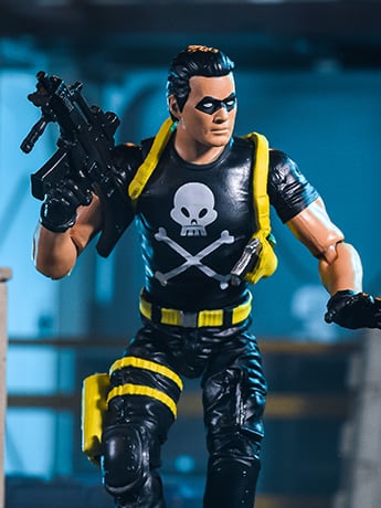 Eagle Force 4" Black Terror BBTS Exclusive Figure Gallery Image 2