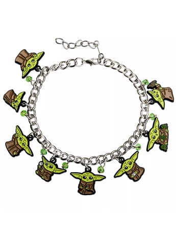 The Mandalorian Grogu's Poses Charm Bracelet Gallery Image 2