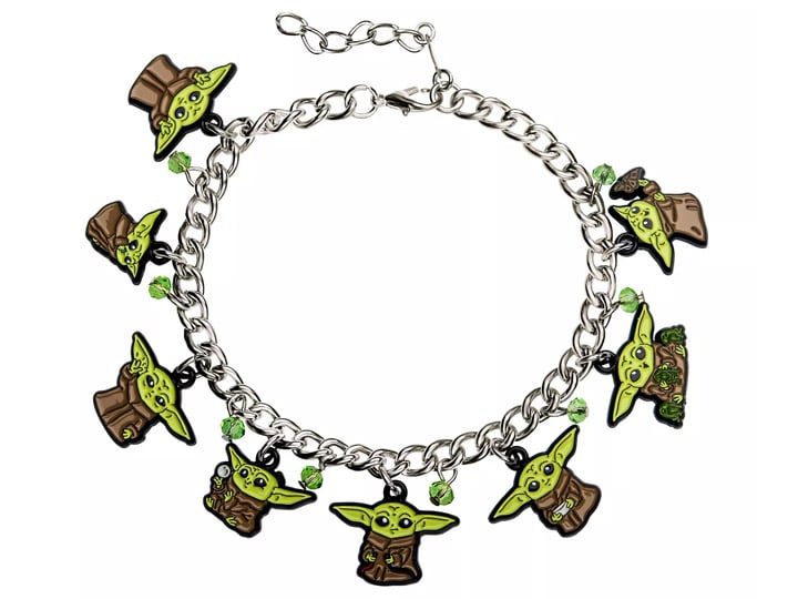 The Mandalorian Grogu's Poses Charm Bracelet Gallery Image 1