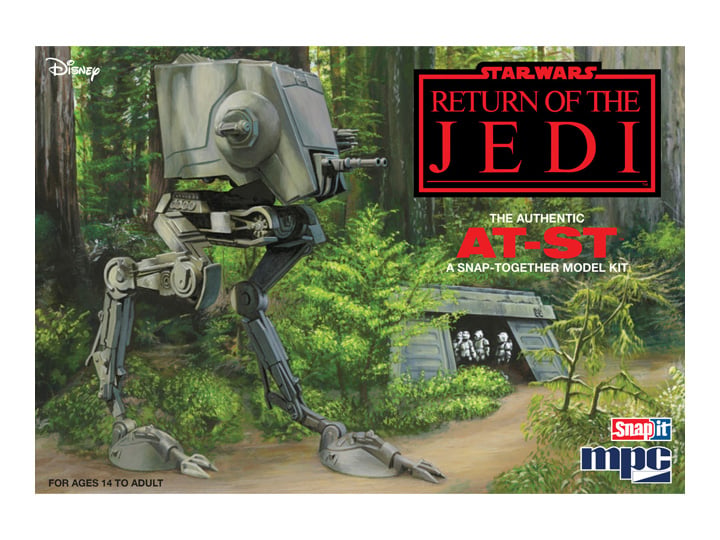 Star Wars Return of the Jedi AT-ST Walker 1/100 Scale Model Kit Gallery Image 1