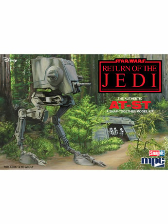 Star Wars Return of the Jedi AT-ST Walker 1/100 Scale Model Kit Gallery Image 2