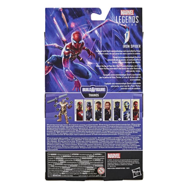 Avengers: Endgame Marvel Legends Iron Spider Action Figure (Thanos BAF) Gallery Image 10