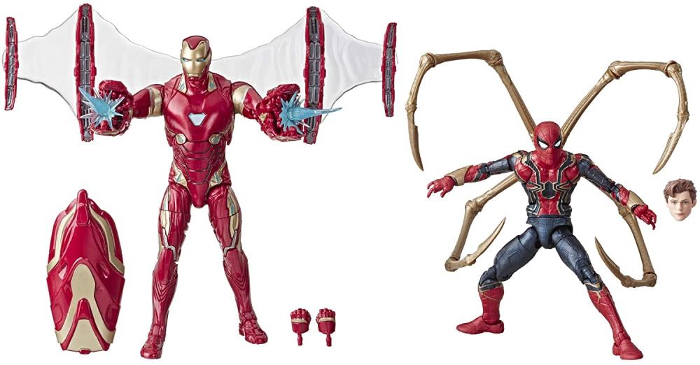 Avengers: Infinity War Marvel Legends Iron Man Mark 50 & Iron Spider Action Figure Two-Pack Gallery Image 3