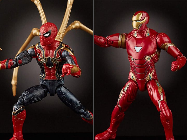 Avengers: Infinity War Marvel Legends Iron Man Mark 50 & Iron Spider Action Figure Two-Pack Gallery Image 1