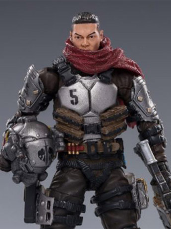 Hardcore Coldplay Skeleton Forces Hell's Fifth Company 1/18 Scale Third Soldier Figure Gallery Image 2