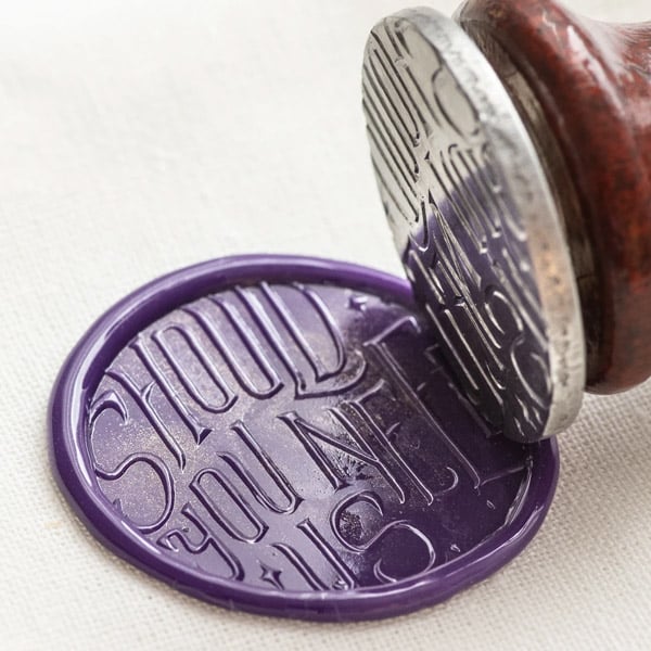 Labyrinth Should You Need Us Wax Seal Coin Set of 2 with Gift Bag Gallery Image 3