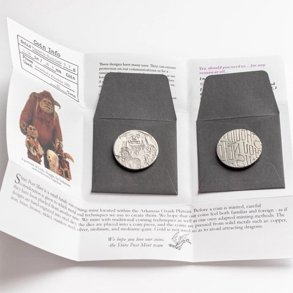 Labyrinth Should You Need Us Wax Seal Coin Set of 2 with Gift Bag Gallery Image 5