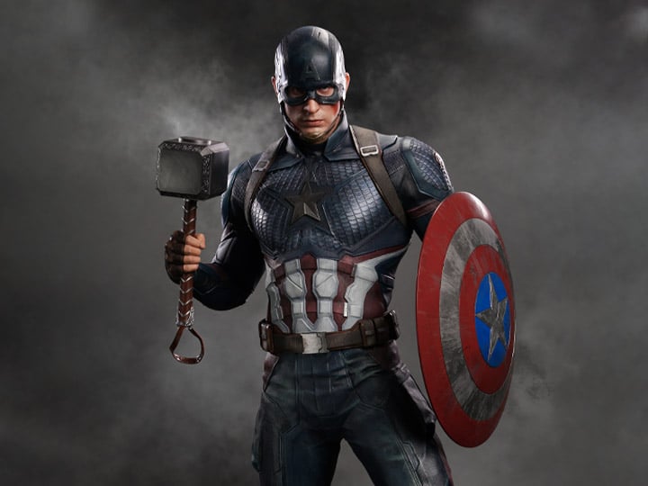 Avengers: Endgame Captain America 1/2 Scale Limited Edition Statue Gallery Image 1