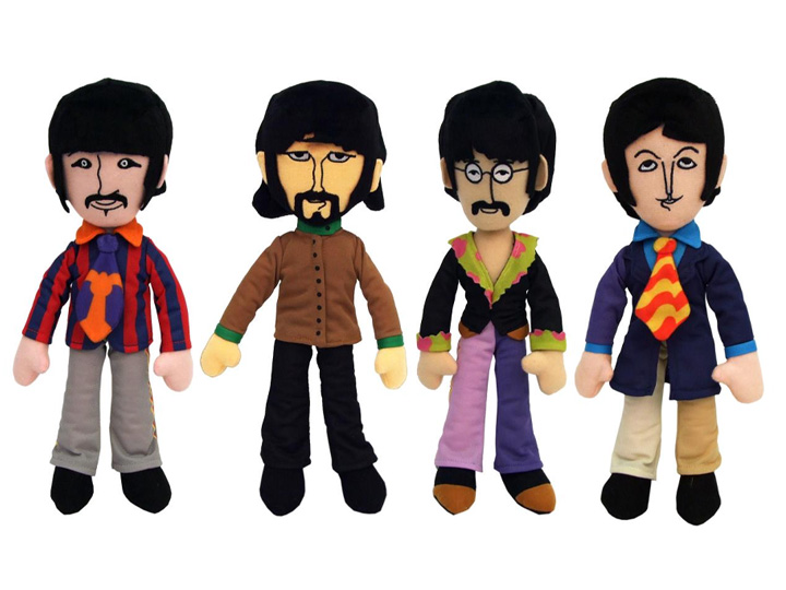 The Beatles Yellow Submarine Band Member Plush Box Set Gallery Image 1