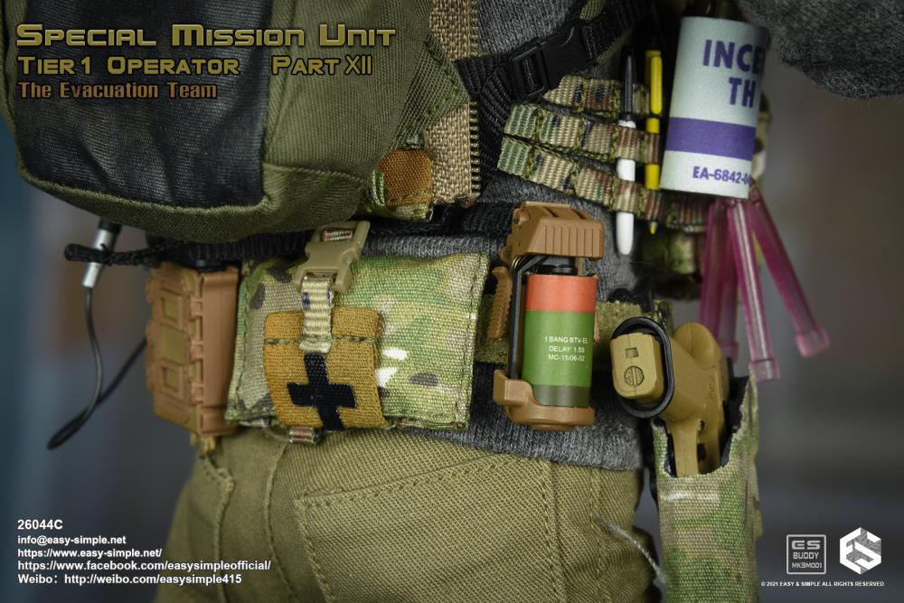 Special Mission Unit Tier1 Operator Part XII The Evacuation Team 1/6 Scale Figure (Ver. C) Gallery Image 26