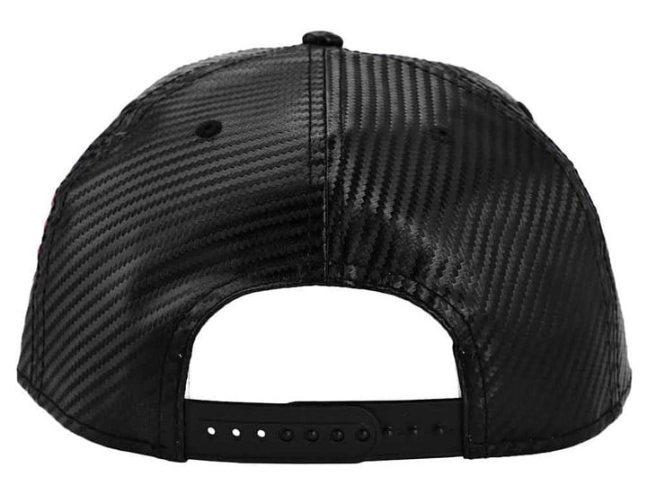 G.I. Joe Snake Eyes Cosplay Carbon Fiber Flat Bill Snapback Hat Gallery Image 4