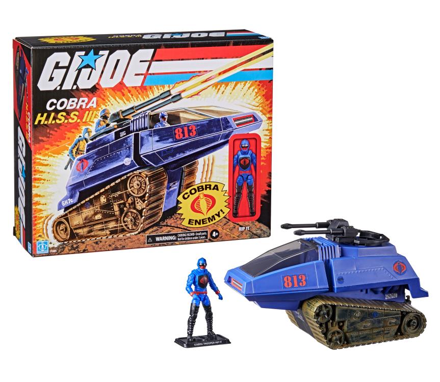 G.I. Joe A Real American Hero Retro Collection Cobra Rip It Figure and H.I.S.S. III Set Gallery Image 4