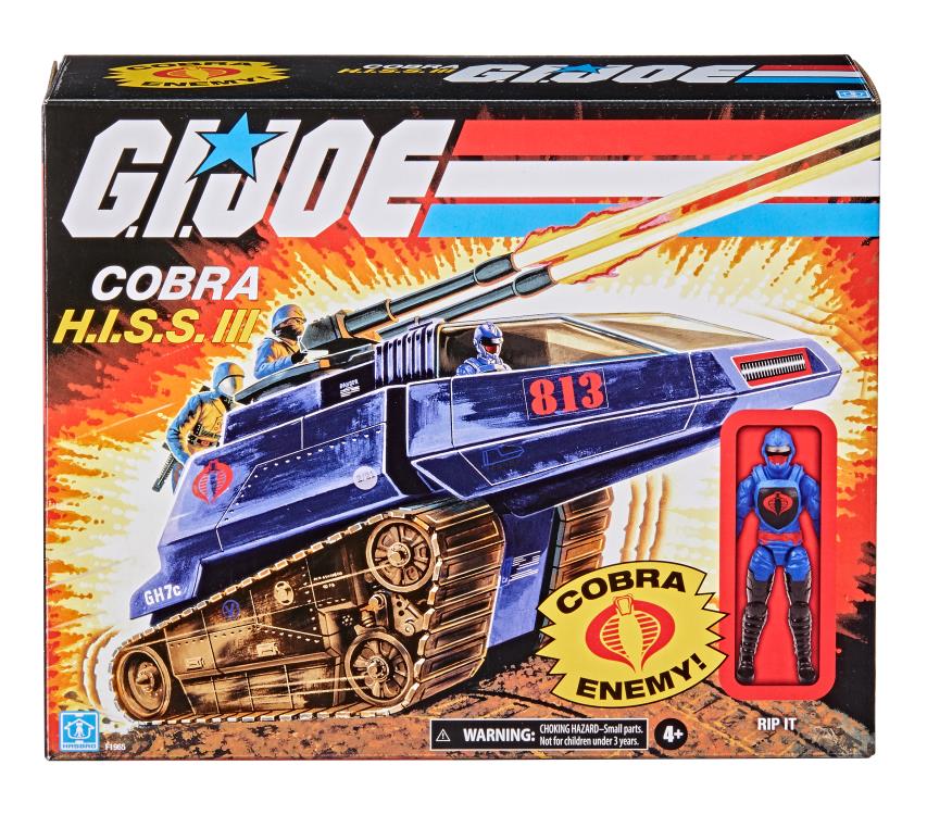 G.I. Joe A Real American Hero Retro Collection Cobra Rip It Figure and H.I.S.S. III Set Gallery Image 5