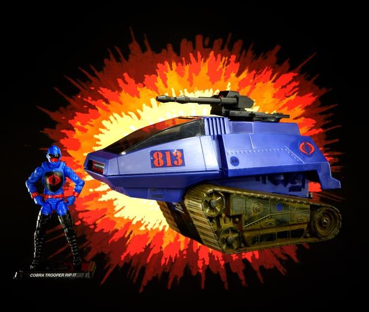 G.I. Joe A Real American Hero Retro Collection Cobra Rip It Figure and H.I.S.S. III Set Gallery Image 9