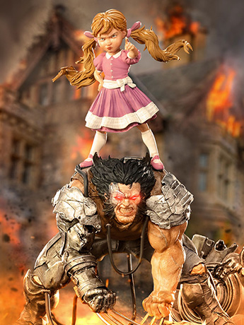 X-Men Battle Diorama Series Albert and Elsie-Dee 1/10 Art Scale Limited Edition Statue Gallery Image 2