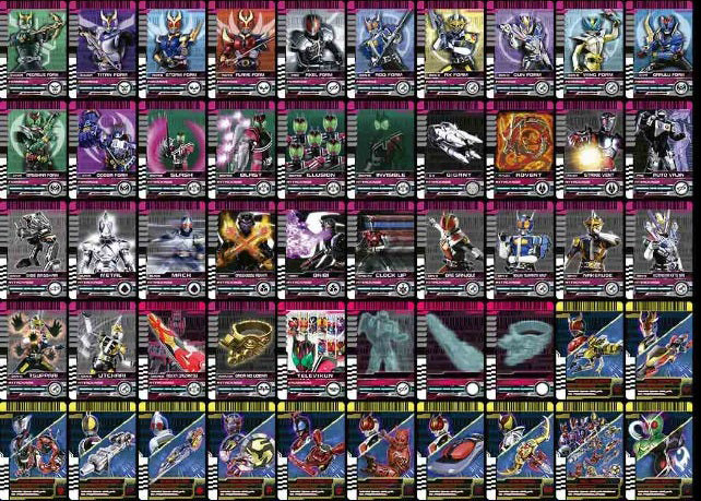 Kamen Rider Decade Complete Selection Modification Rider Card Set Gallery Image 4
